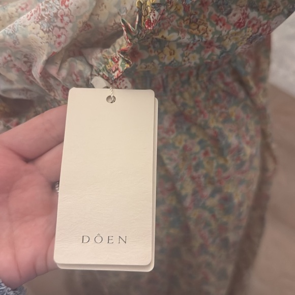 shopdoen dress NWT says xs but fits more like a small/medium. Doen multi color - Picture 4 of 4